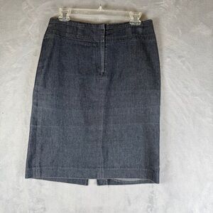 Sandro Skirt Size 8 Light Denim Gray/Blue Sporty Mini Stretch
